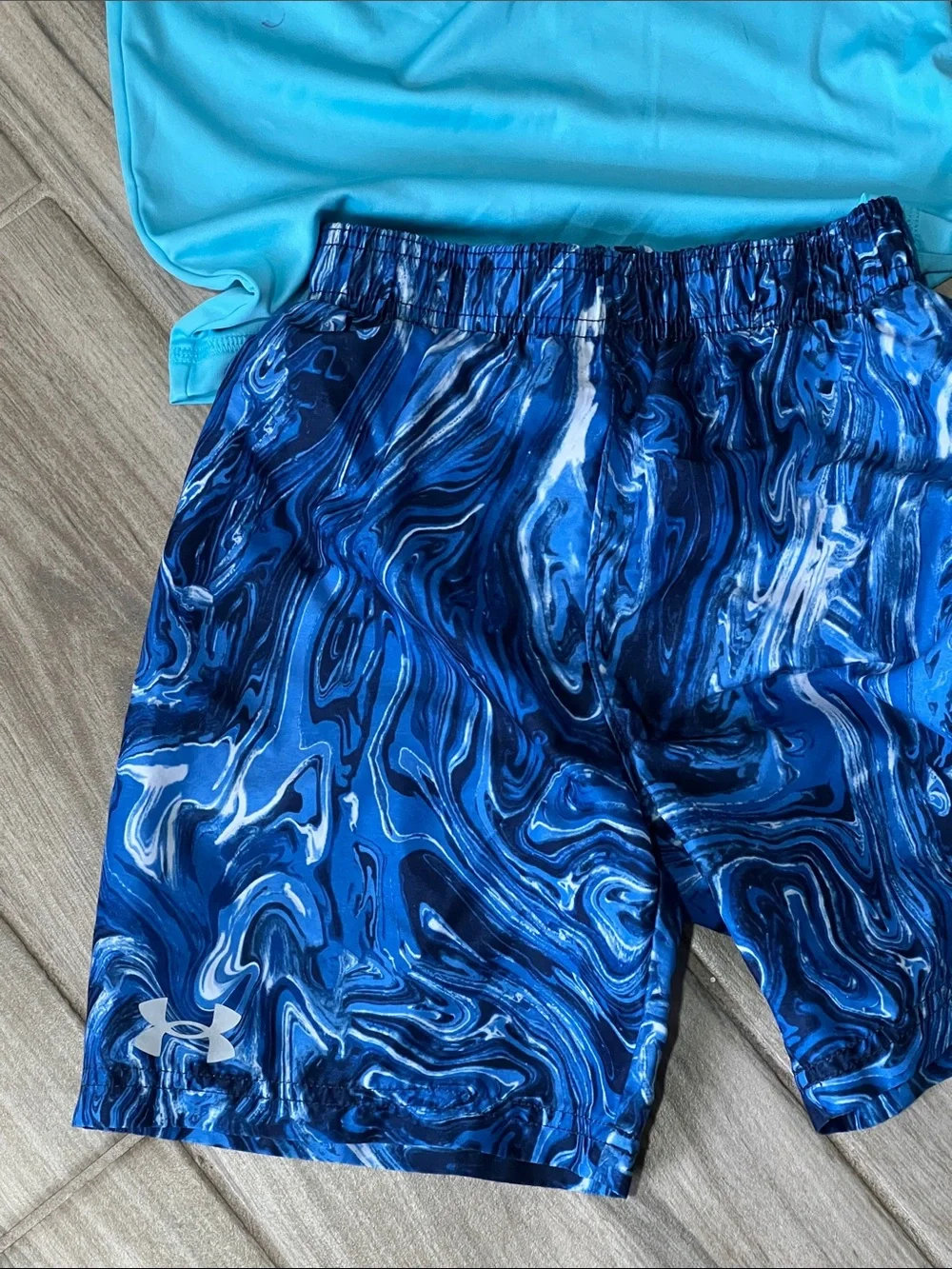 Under Armour Boys' Orange & Aqua Swim Sets